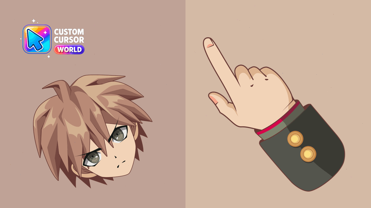 Прев'ю курсор-паку: Custom Cursor Pack - Makoto Naegi
