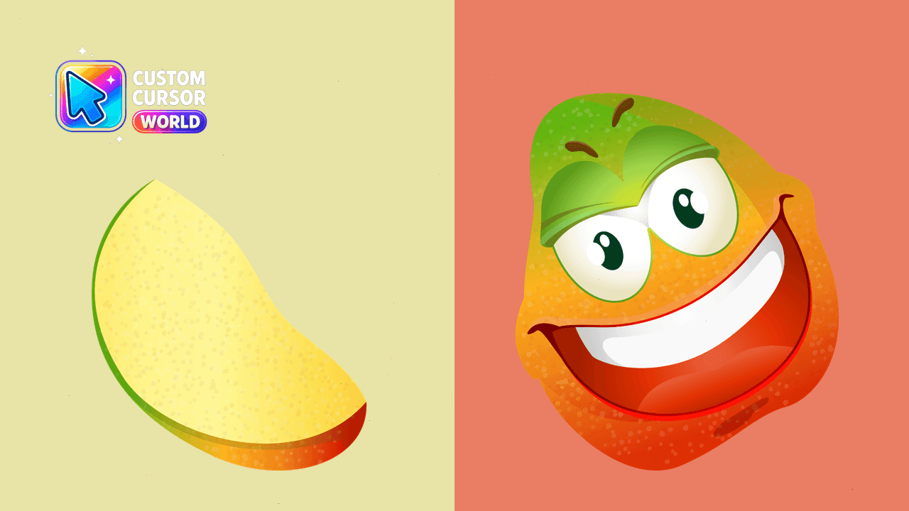 Прев'ю курсор-паку: Funny Fruit Custom Cursor Pack