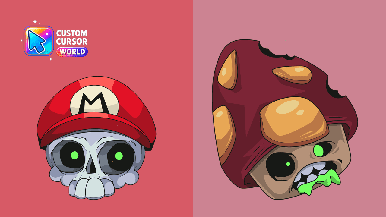 Прев'ю курсор-паку: Mario Skull Cursor Pack