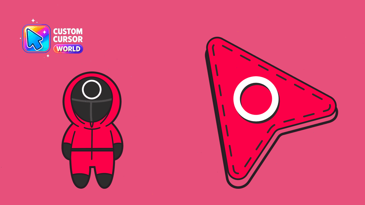 Прев'ю курсор-паку: Custom Cursor Pack - Squid Game Themed Cursors