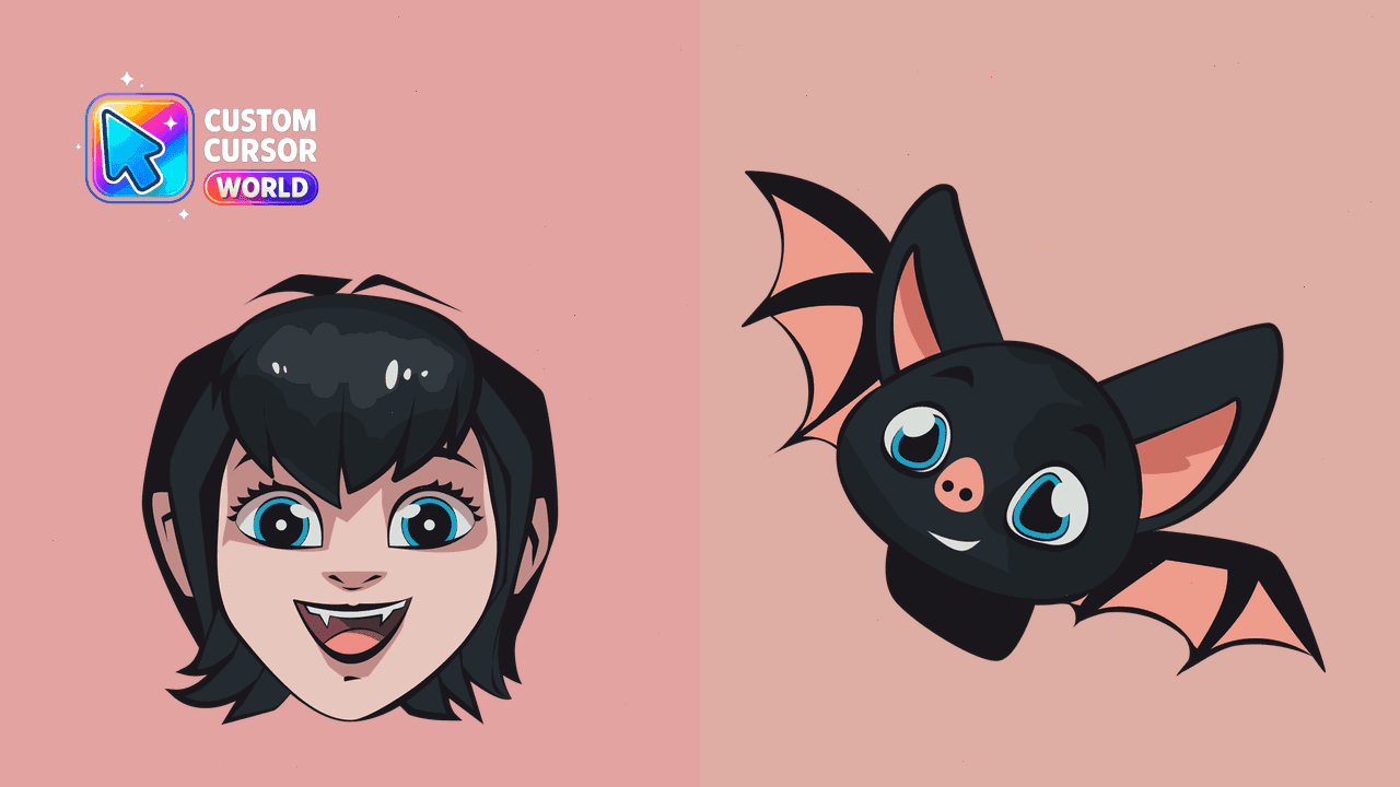 Прев'ю курсор-паку: Mavis Dracula Custom Cursor Pack