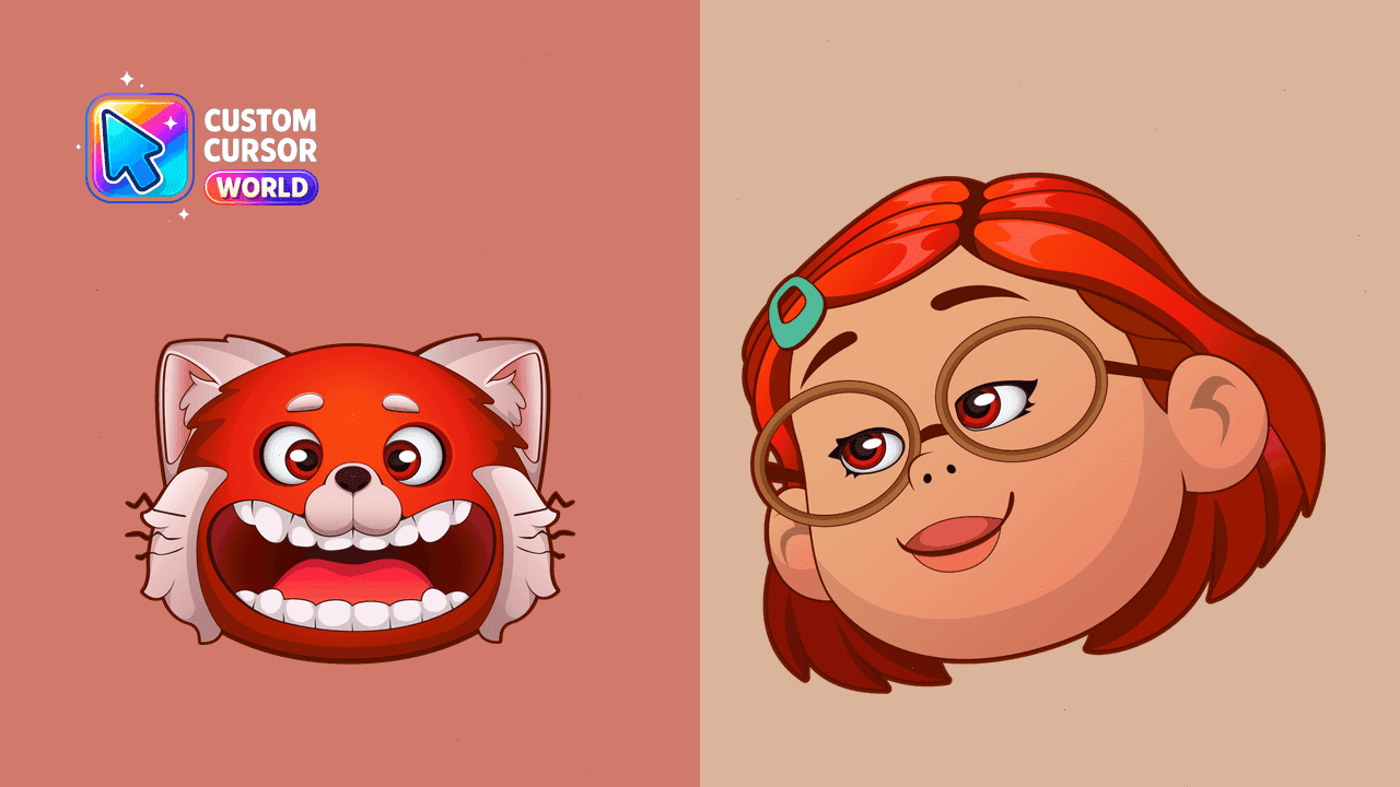 Прев'ю курсор-паку: Mei's Red Panda Cursor Pack