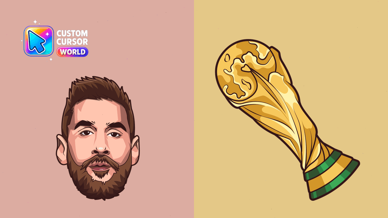 Прев'ю курсор-паку: Messi World Cup Cursor Pack for Chrome