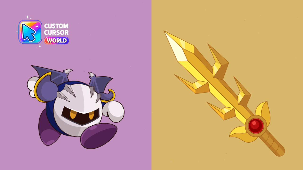 Прев'ю курсор-паку: Meta Knight Custom Cursor Pack