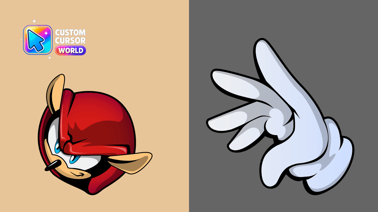 Прев'ю курсор-паку: Mighty the Armadillo Custom Cursor Pack