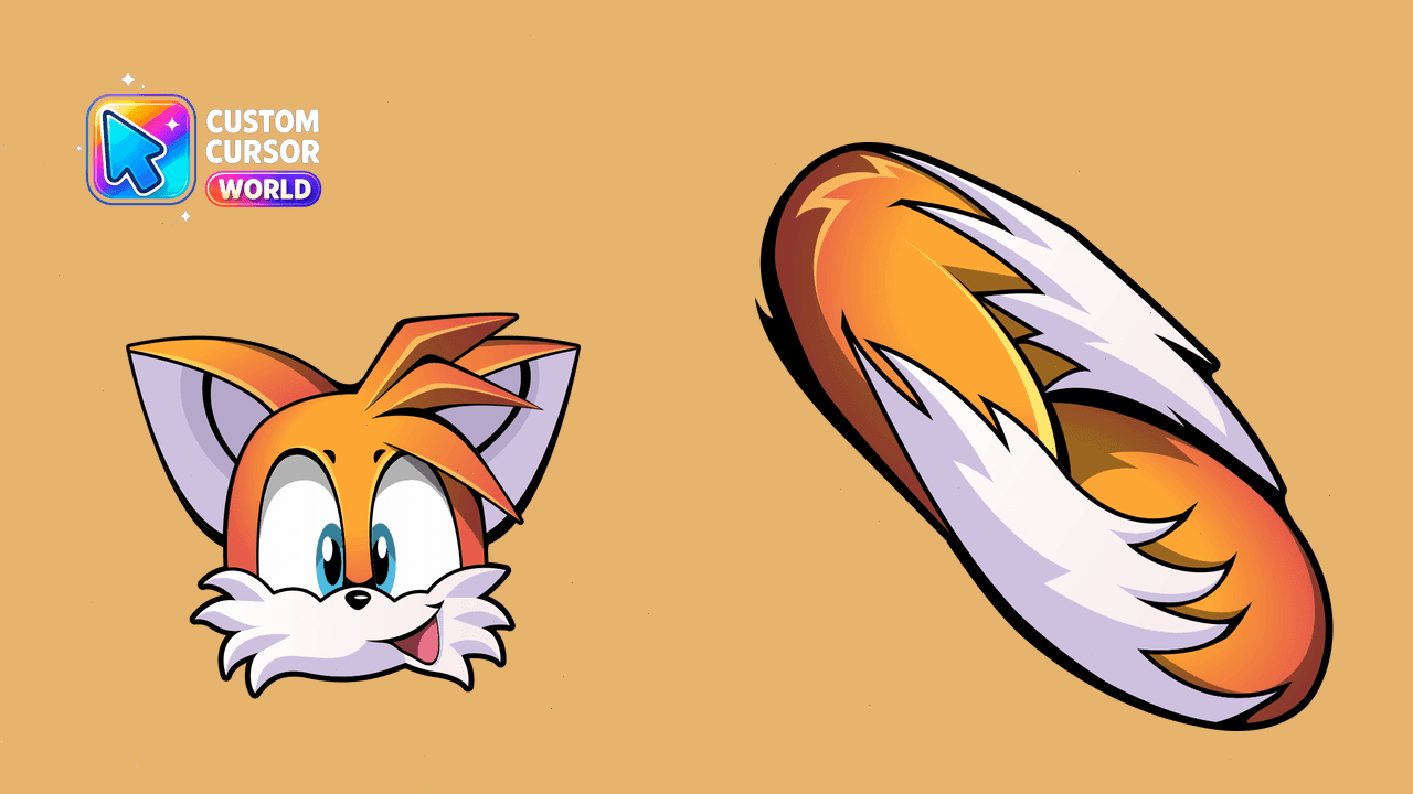Прев'ю курсор-паку: Tails Prower Custom Cursor Pack