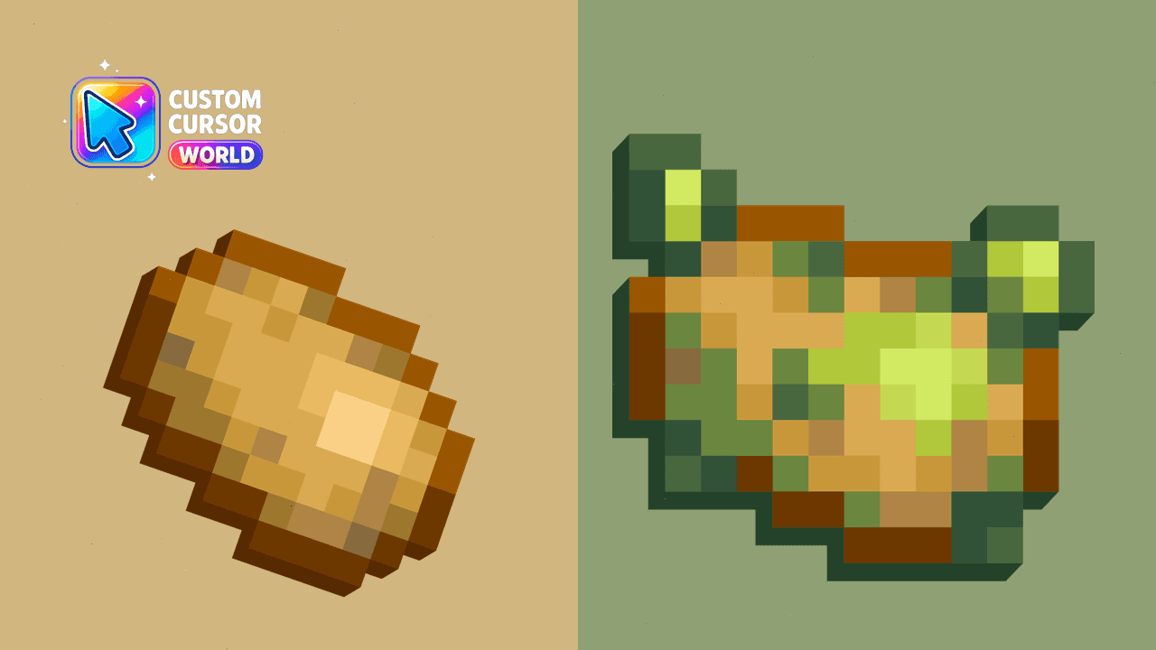 Прев'ю курсор-паку: Minecraft Potato Cursor Pack