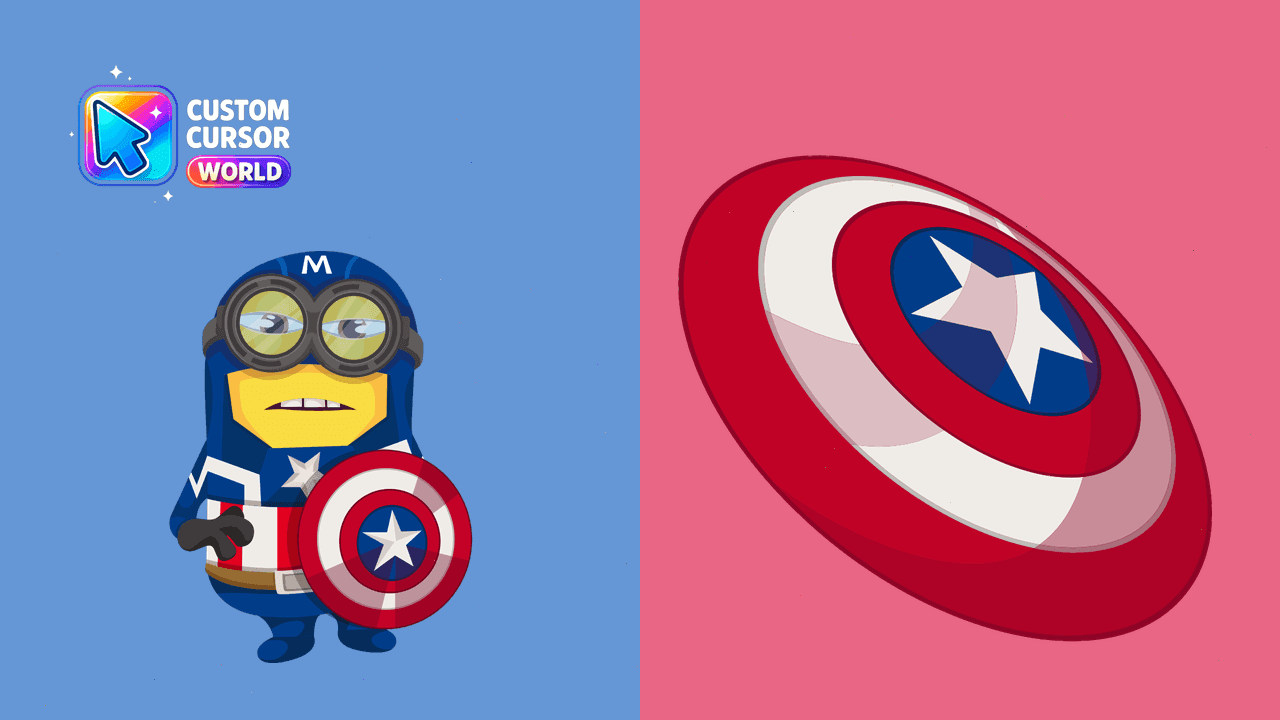 Прев'ю курсор-паку: Smart Captain America Cursor Pack