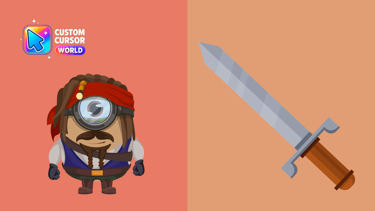 Прев'ю курсор-паку: Custom Minion Captain Jack Sparrow Cursor Pack