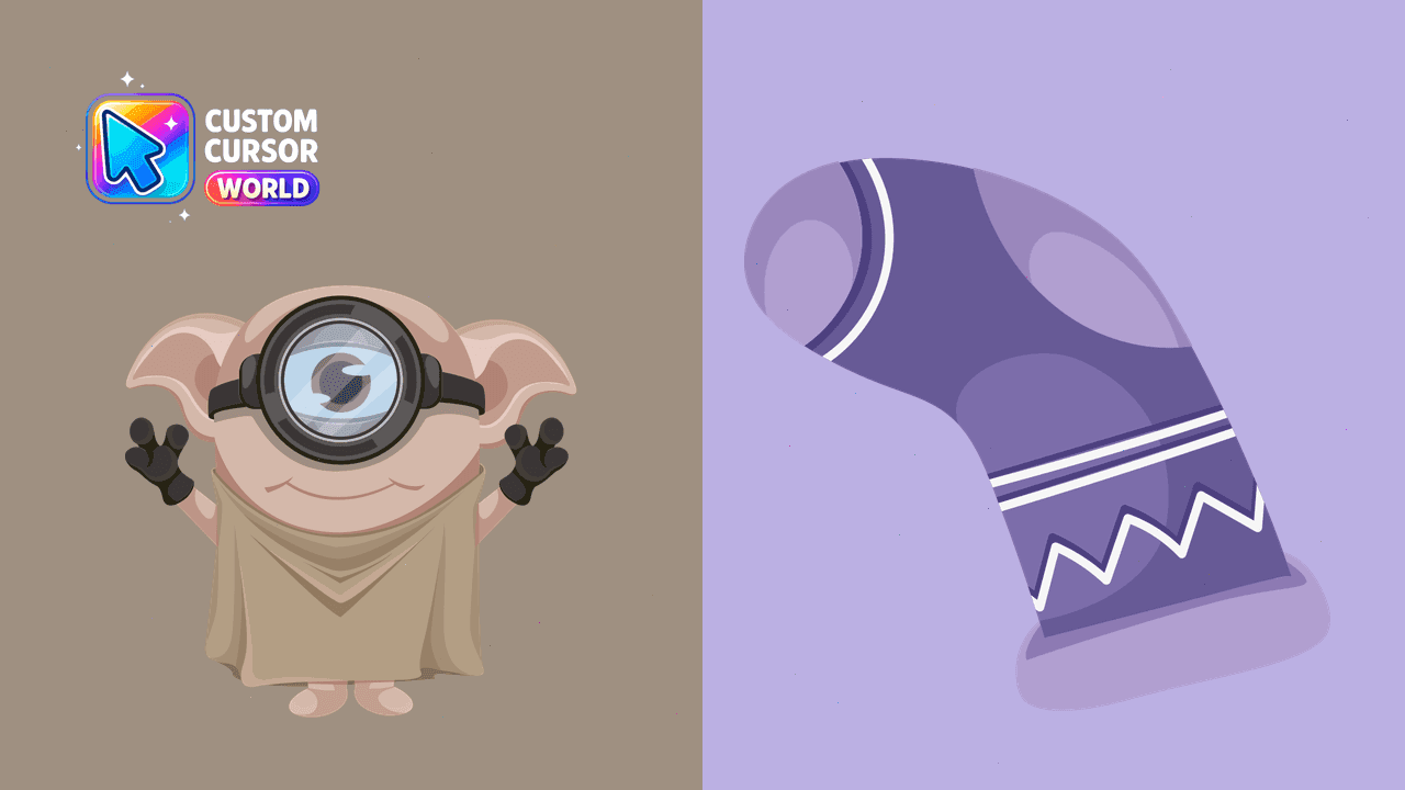 Прев'ю курсор-паку: Minion Dobby Custom Cursor Pack