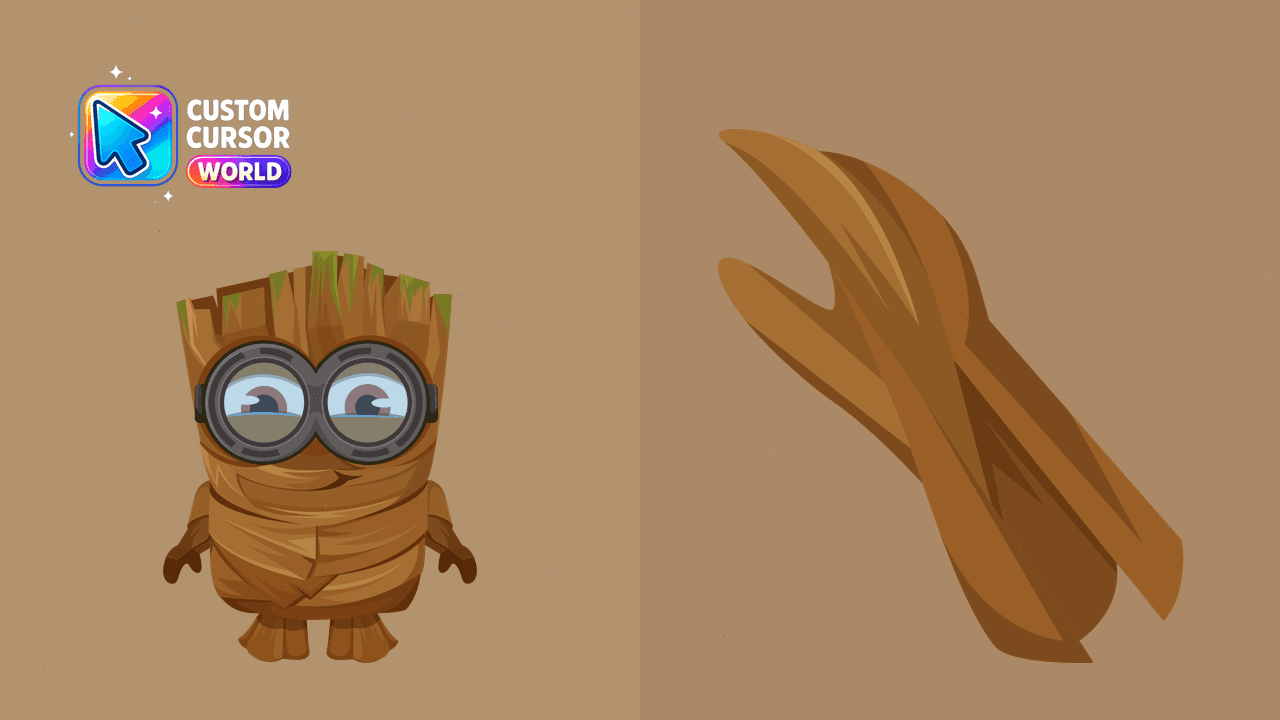Прев'ю курсор-паку: Groot Minion Custom Cursor Pack for Chrome & Edge