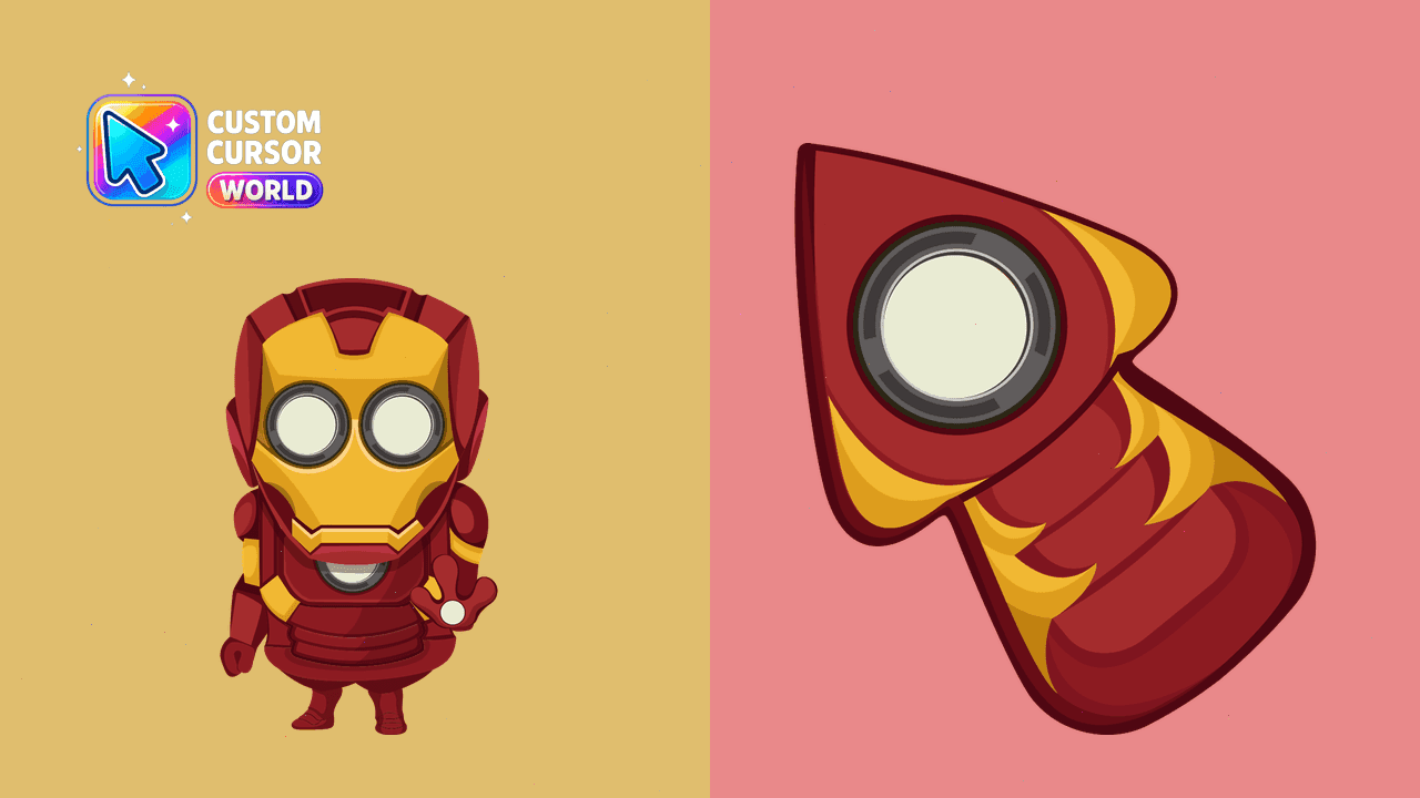 Прев'ю курсор-паку: Iron Man Minion Custom Cursor Pack