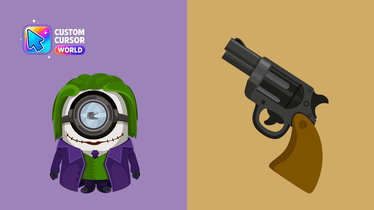 Прев'ю курсор-паку: Custom Minion Joker Cursor Pack for Chrome and Edge