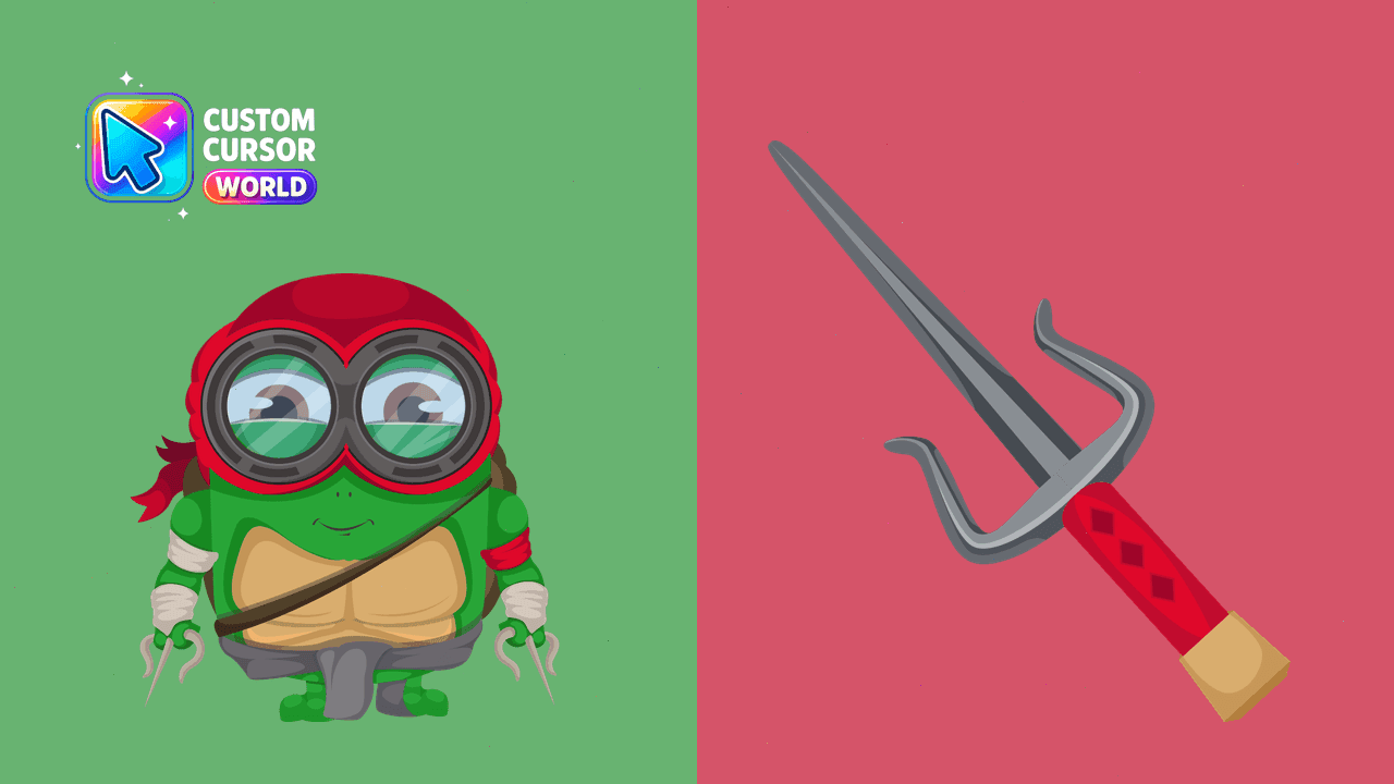 Прев'ю курсор-паку: Minion Ninja Turtle Custom Cursor Pack