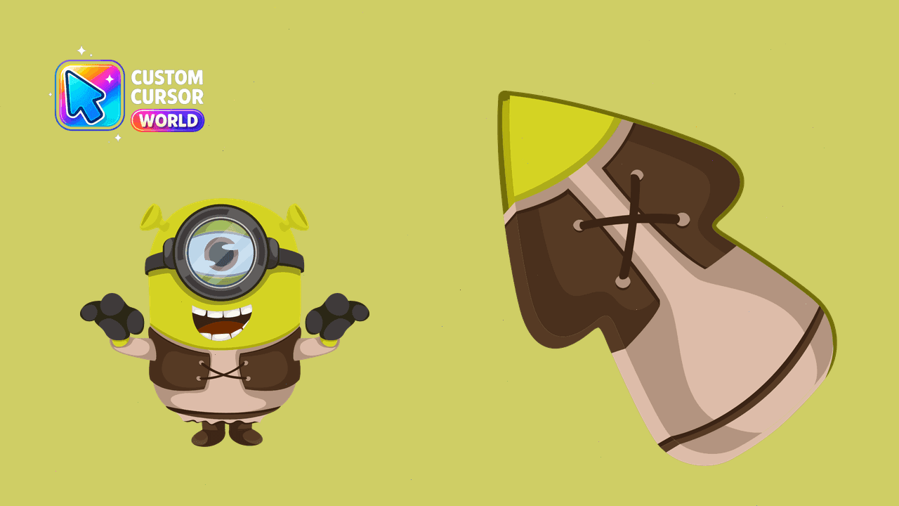 Прев'ю курсор-паку: Shrek Minion Custom Cursor Pack