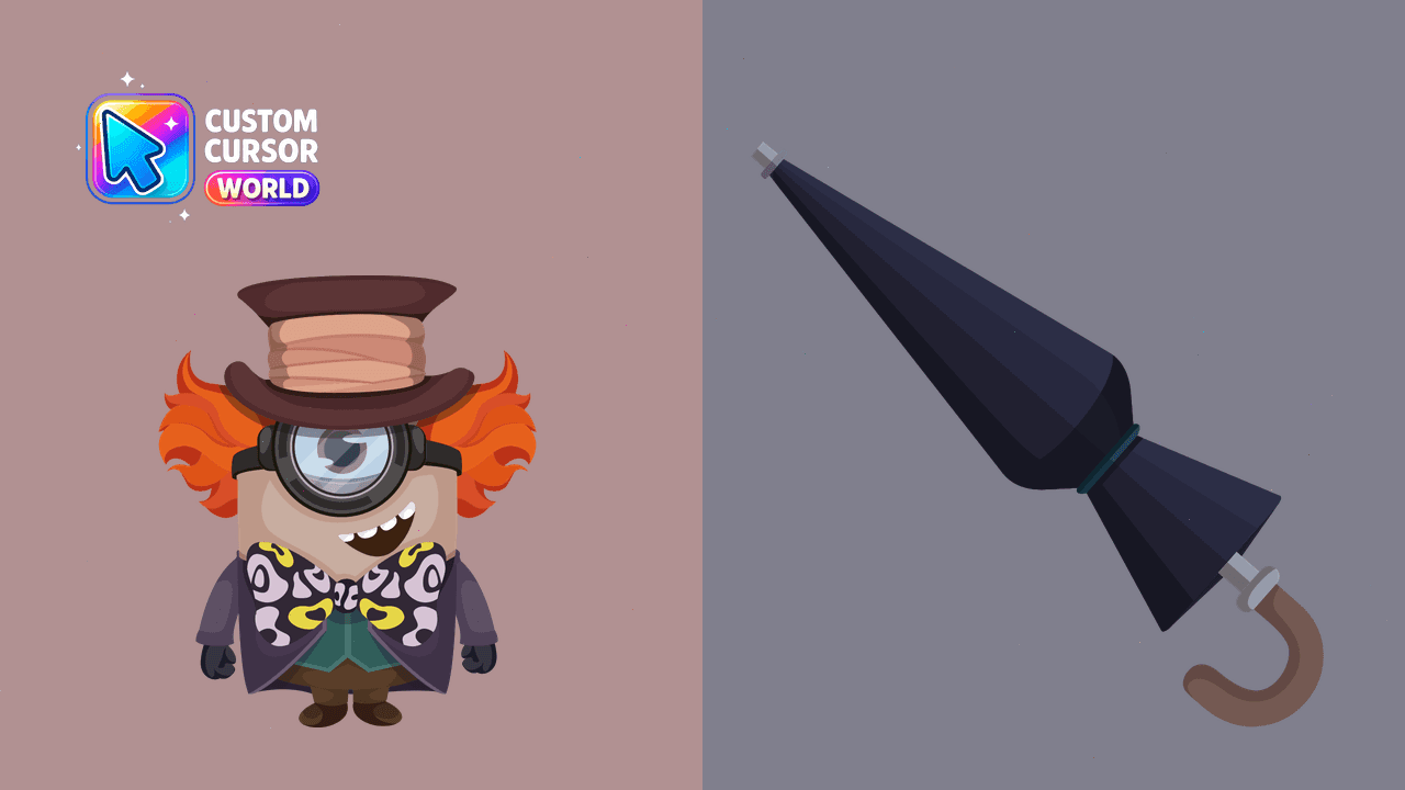 Прев'ю курсор-паку: Custom Minion The Mad Hatter Cursor Pack
