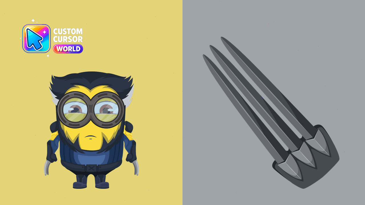 Прев'ю курсор-паку: Minion Wolverine Custom Cursor Pack
