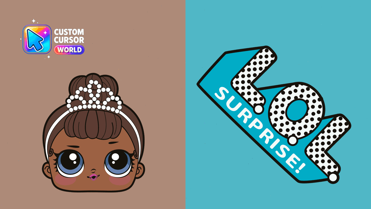 Прев'ю курсор-паку: Custom Miss Baby Cursor Pack for Chrome and Edge