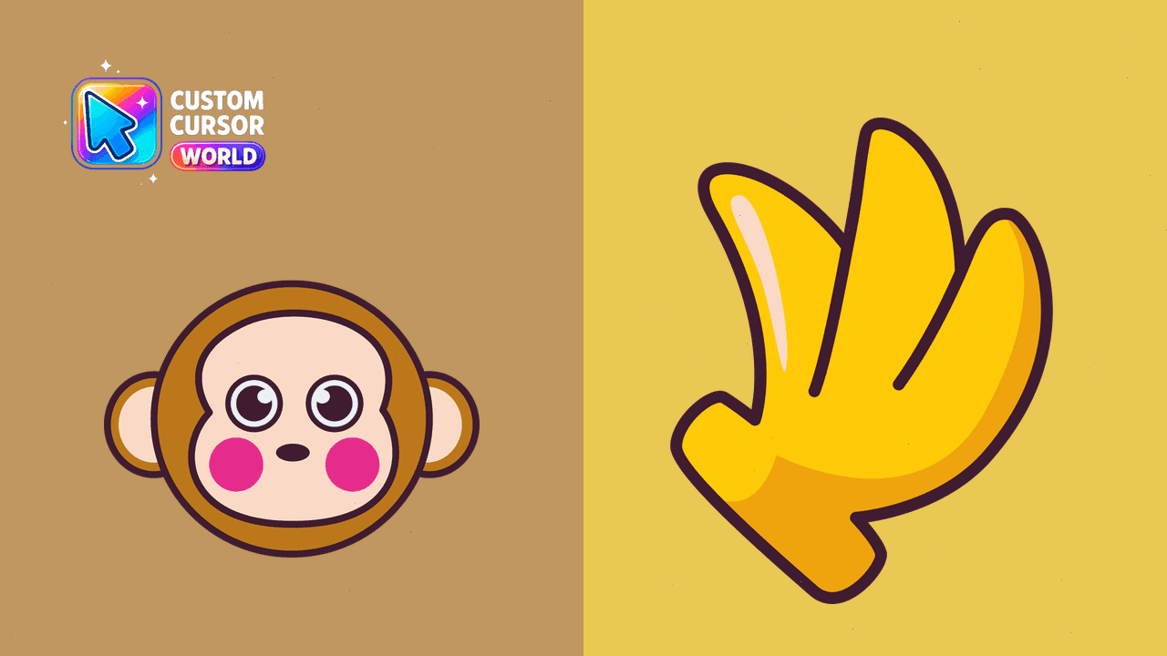 Прев'ю курсор-паку: Monkichi Custom Cursor Pack