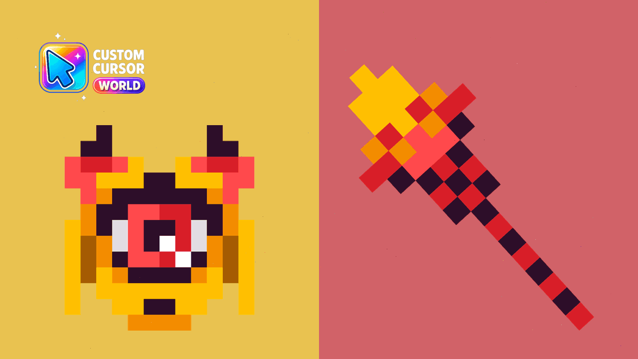 Прев'ю курсор-паку: Pixel Monster Cursor Pack