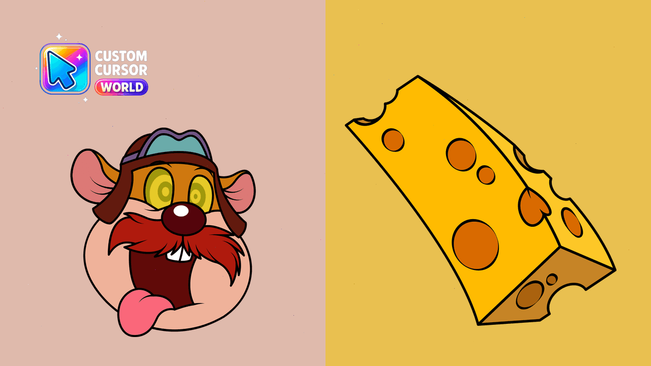 Прев'ю курсор-паку: Monterey Jack Custom Cursor Pack for Google Chrome