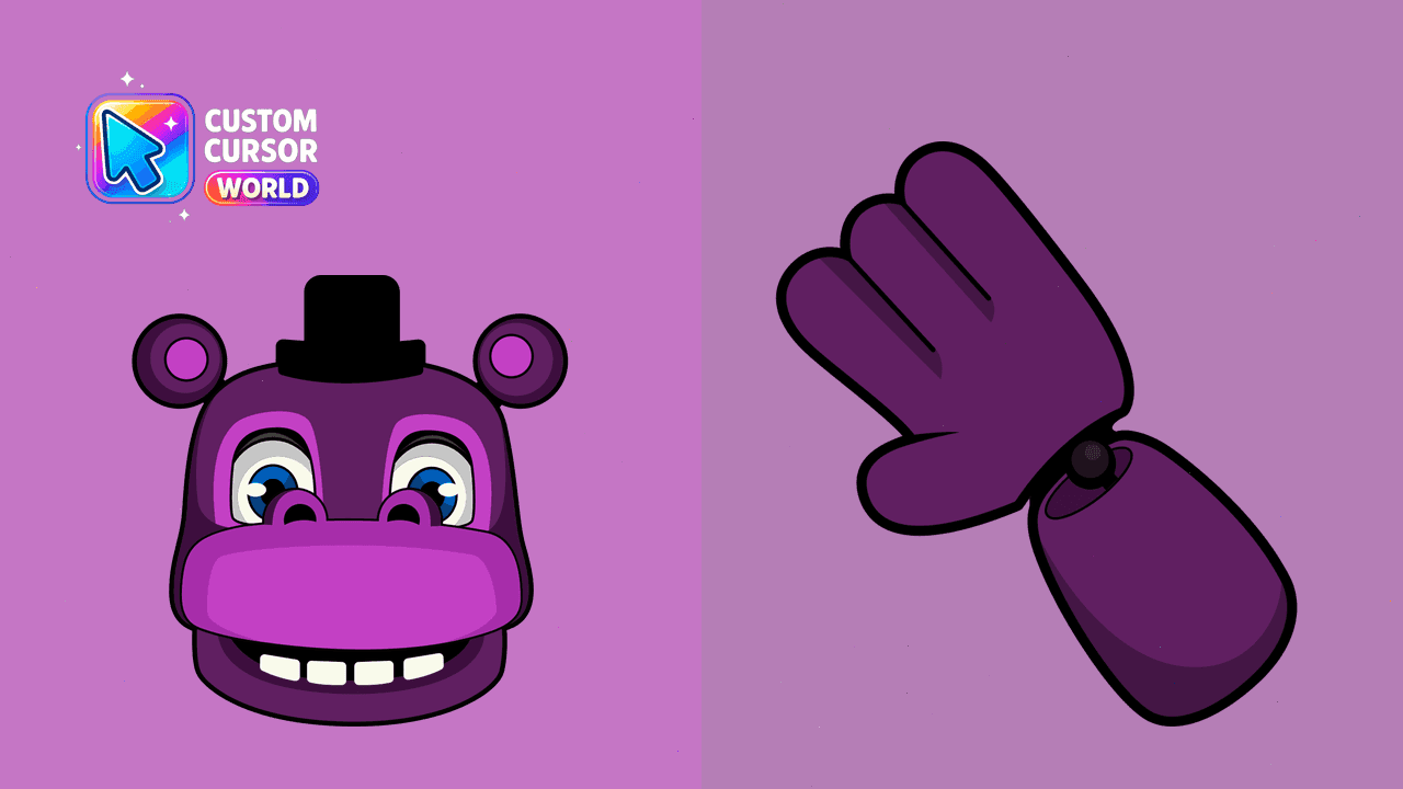 Прев'ю курсор-паку: Custom Mr. Hippo Cursor Pack for Chrome and Edge