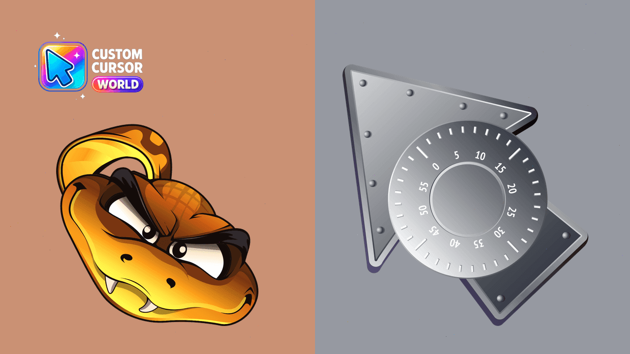 Прев'ю курсор-паку: Mr. Snake Custom Cursor Pack for Chrome & Edge
