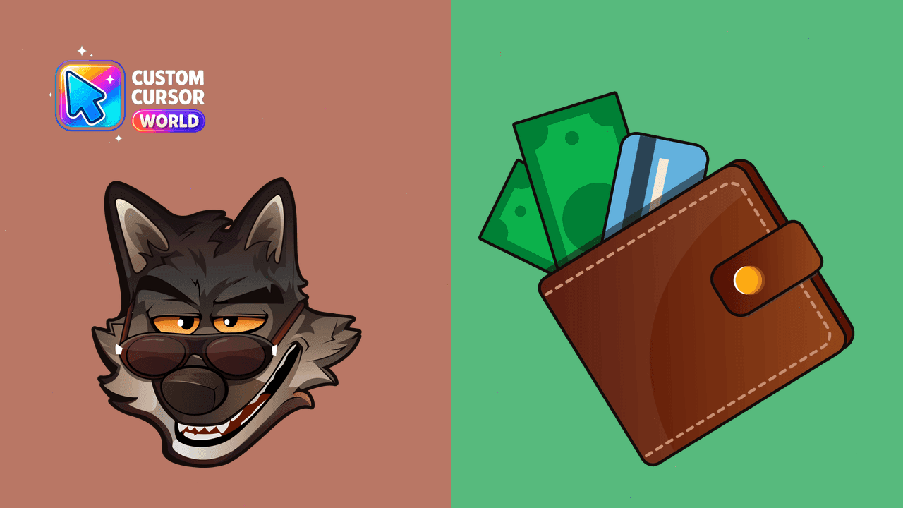 Прев'ю курсор-паку: Mr. Wolf Custom Cursor Pack