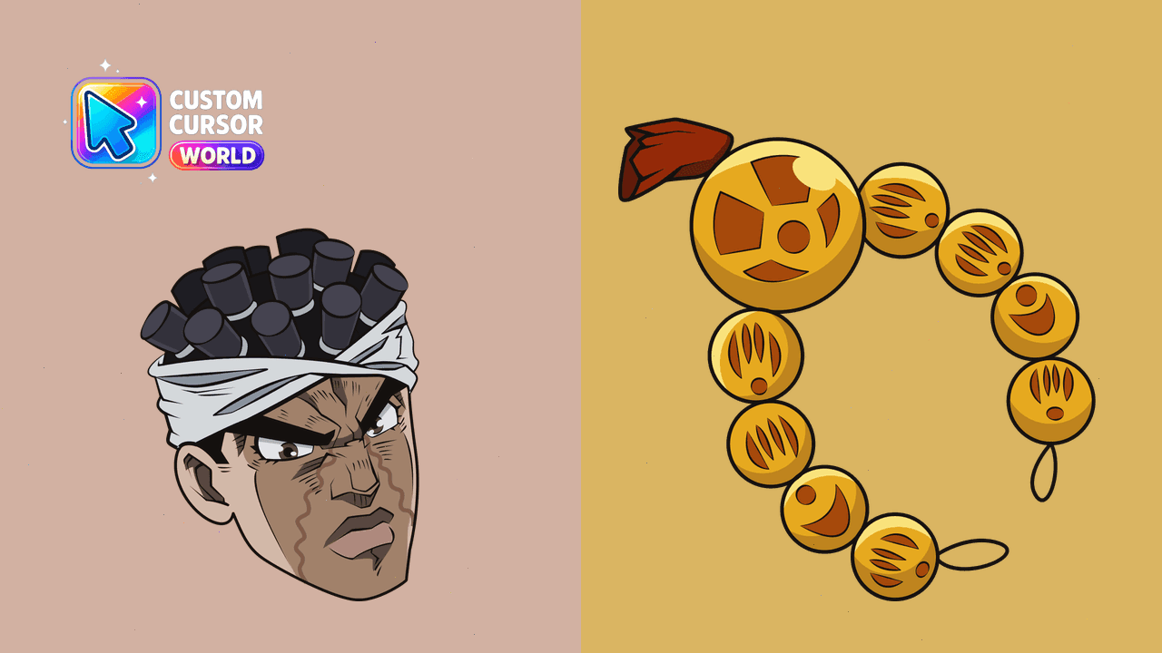 Прев'ю курсор-паку: Avdol Custom Cursor Pack for Chrome