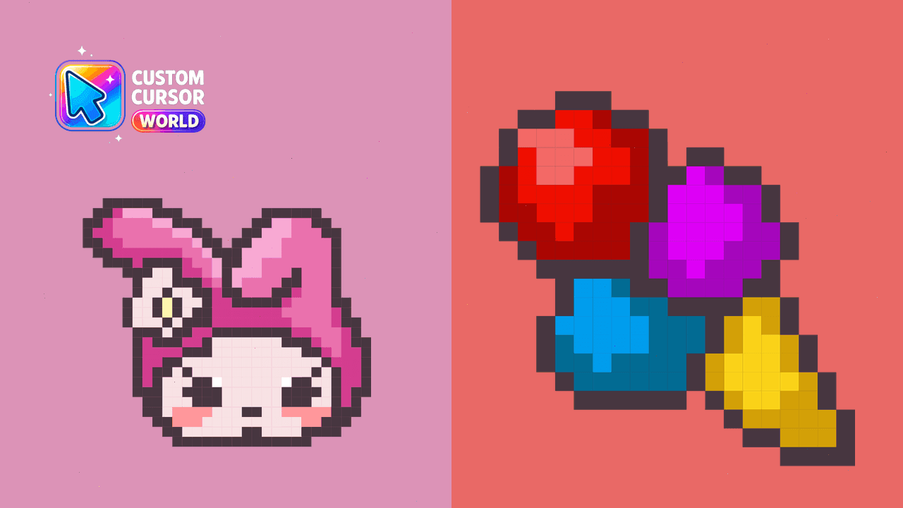 Прев'ю курсор-паку: My Melody Custom Cursor Pack