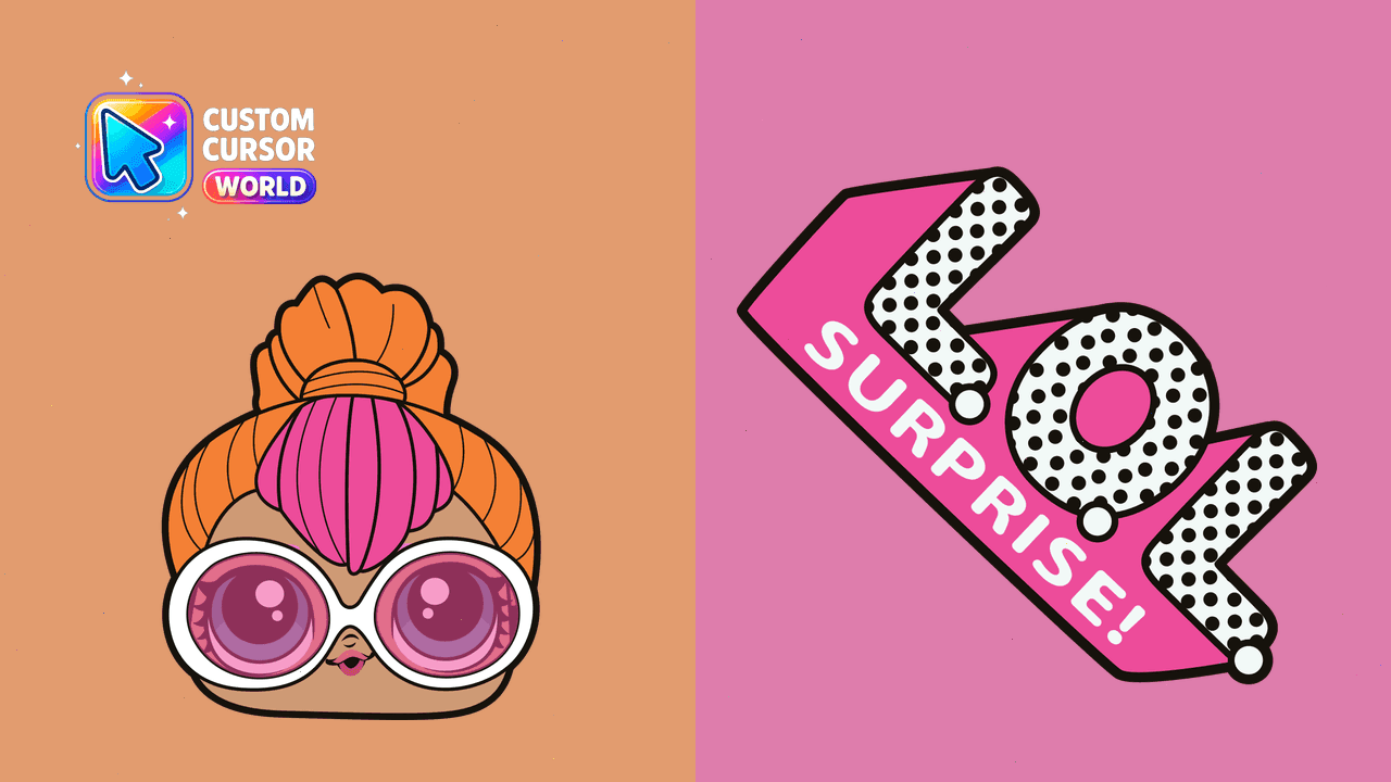 Прев'ю курсор-паку: Custom Neon QT Cursor Pack for Chrome and Windows Browsers