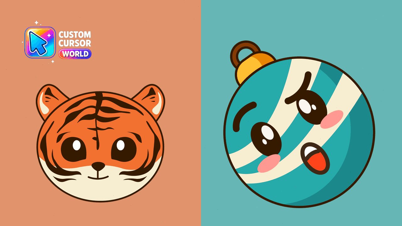 Прев'ю курсор-паку: Tiger Cursor Pack - Custom New Year Edition
