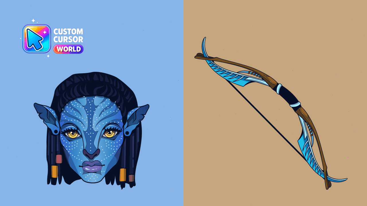 Прев'ю курсор-паку: Neytiri Custom Cursor Pack