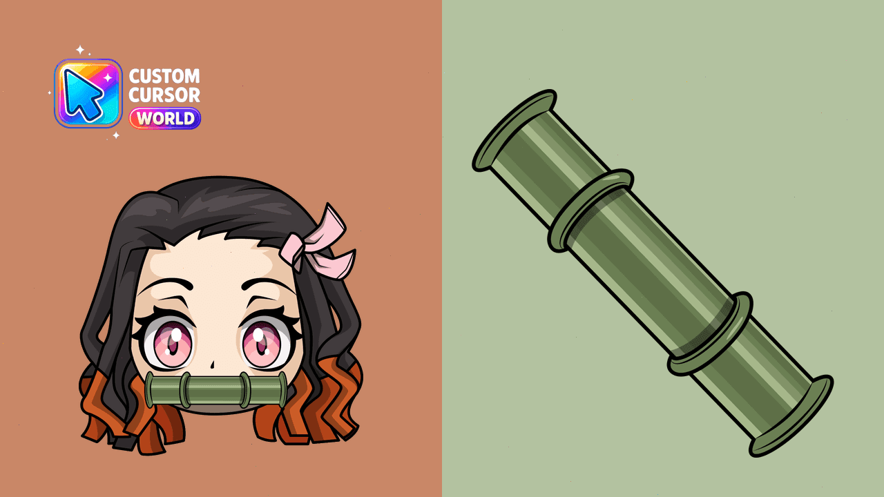 Прев'ю курсор-паку: Demon Slayer Nezuko Kamado Custom Cursor Pack for Chrome & E