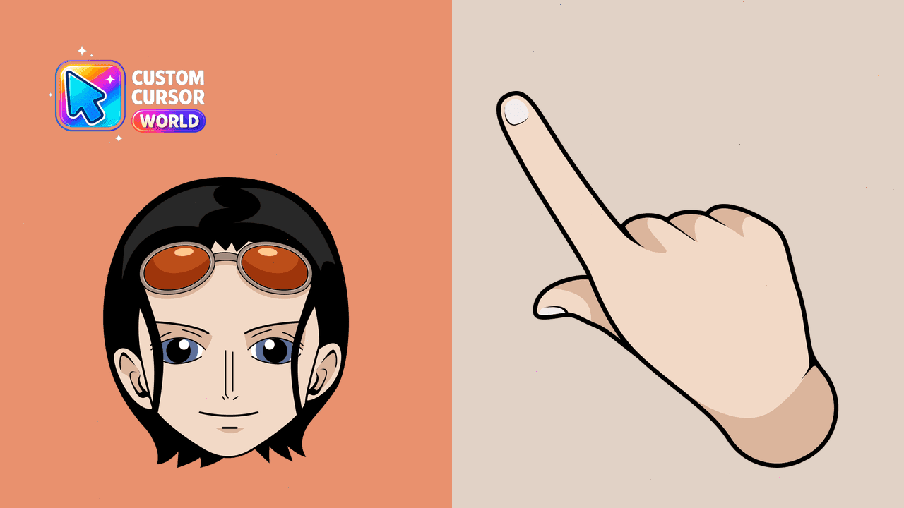 Прев'ю курсор-паку: Nico Robin Custom Cursor Pack