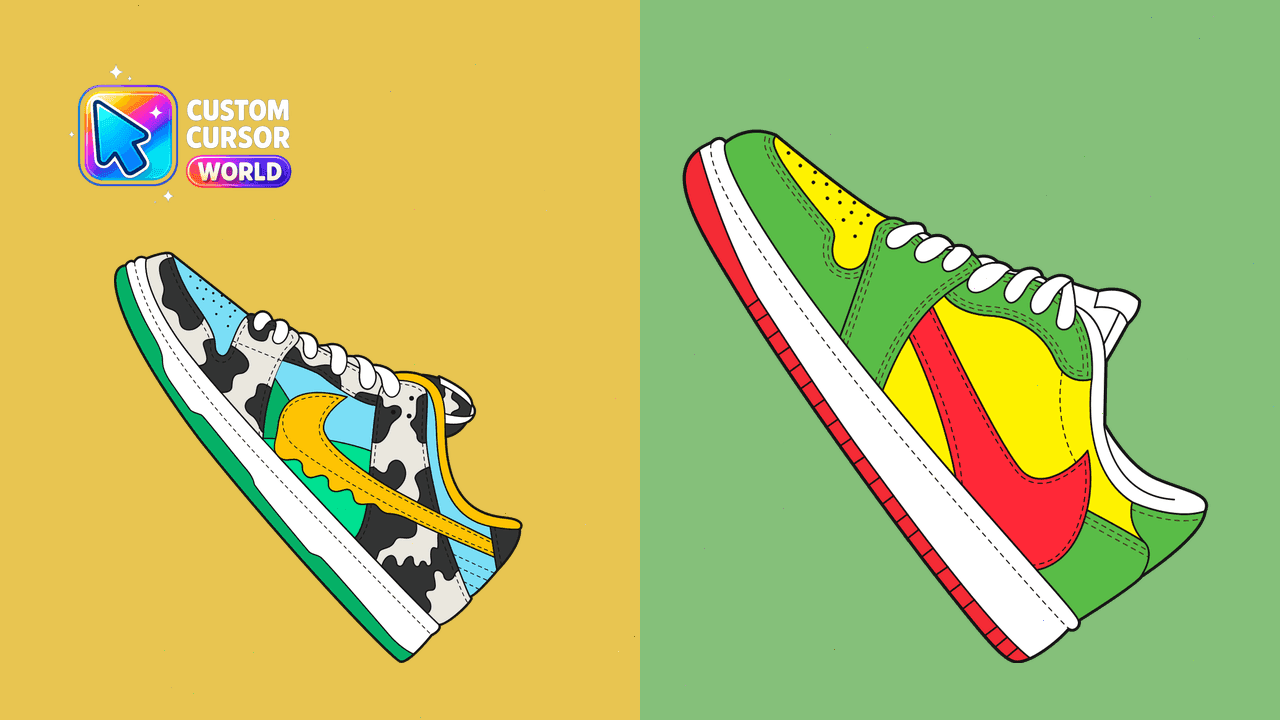 Прев'ю курсор-паку: Nike SB Dunk & Air Force 1 Custom Cursor Pack