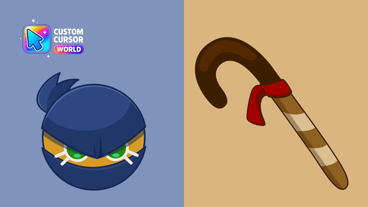 Прев'ю курсор-паку: Ninja Cookie Cursor Pack