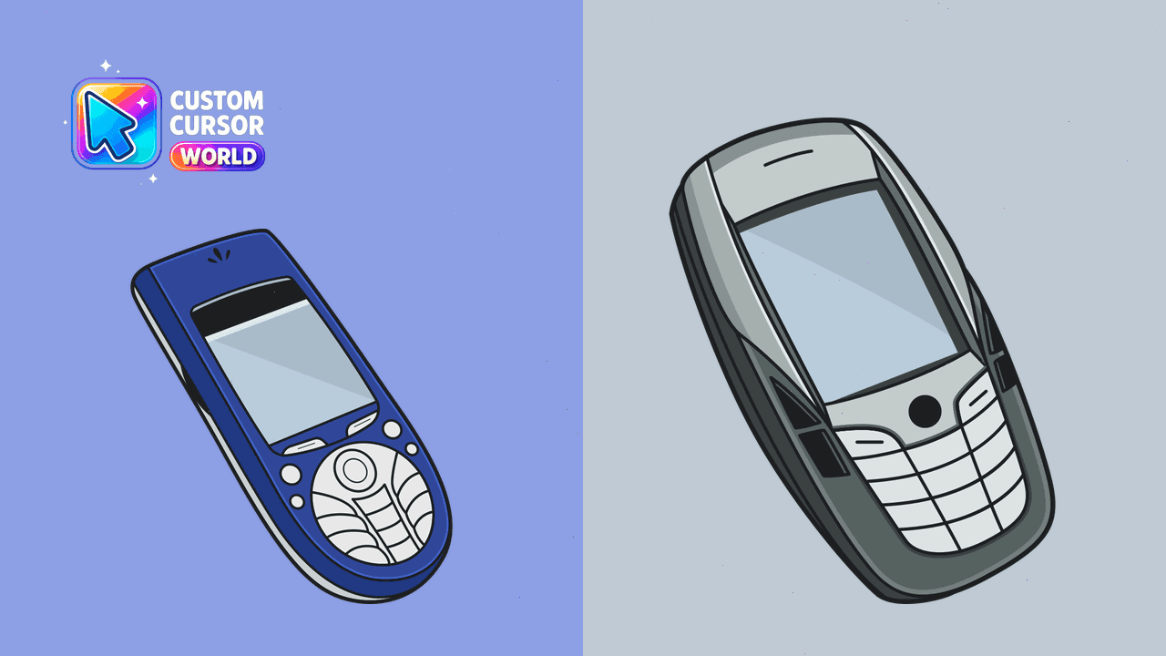 Прев'ю курсор-паку: Nokia Retro Cursor Pack for Chrome & Edge
