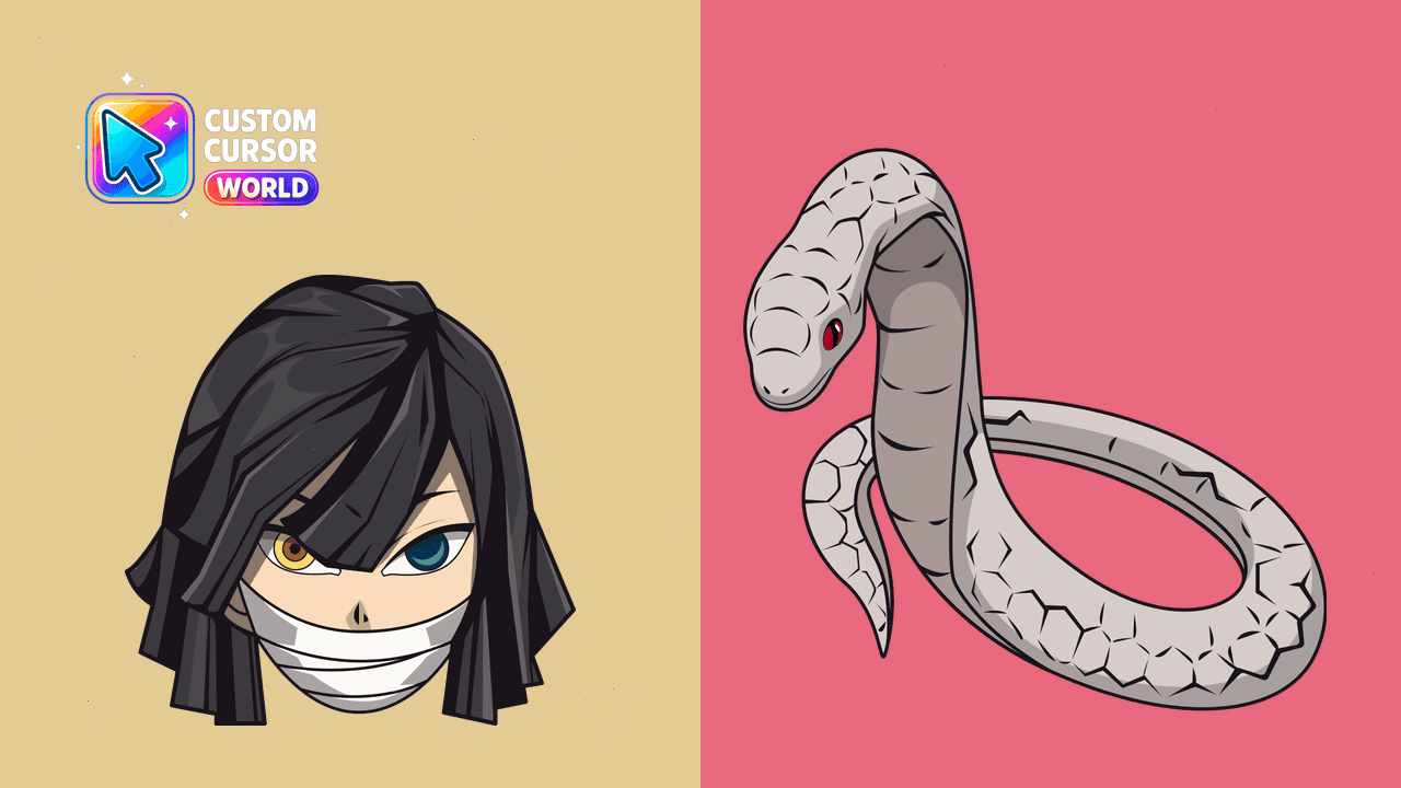 Прев'ю курсор-паку: Custom Obanai Iguro Cursor Pack