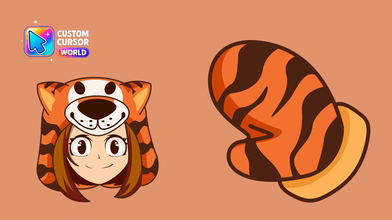 Ochako Uraraka Cursor Pack - My Hero Academia Tiger Suit