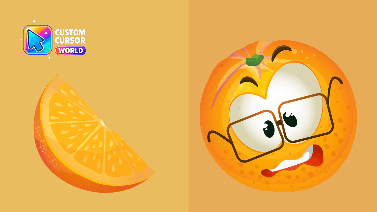 Прев'ю курсор-паку: Orange Fruit Cursor Pack