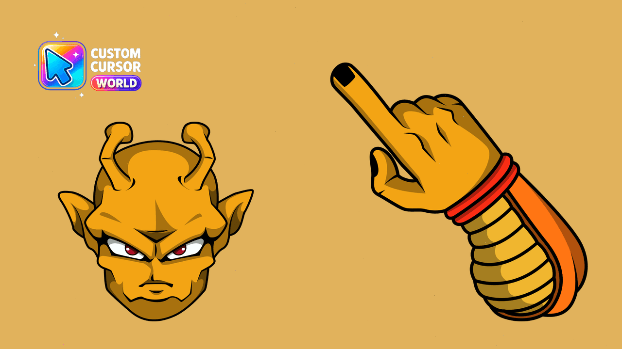 Прев'ю курсор-паку: Orange Piccolo Custom Cursor Pack