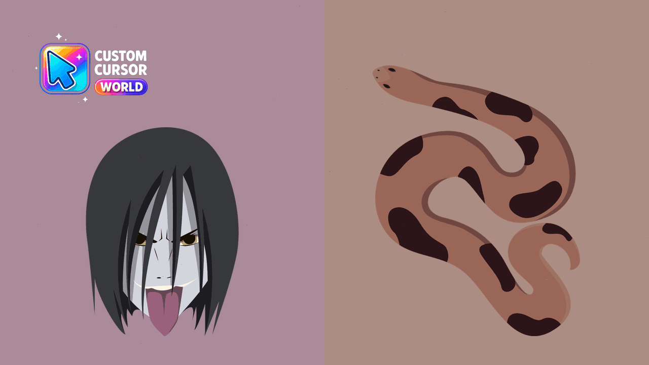 Прев'ю курсор-паку: Orochimaru Custom Cursor Pack