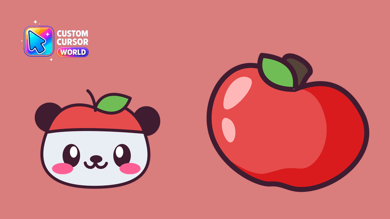 Прев'ю курсор-паку: Custom Cursor Pack Pandapple