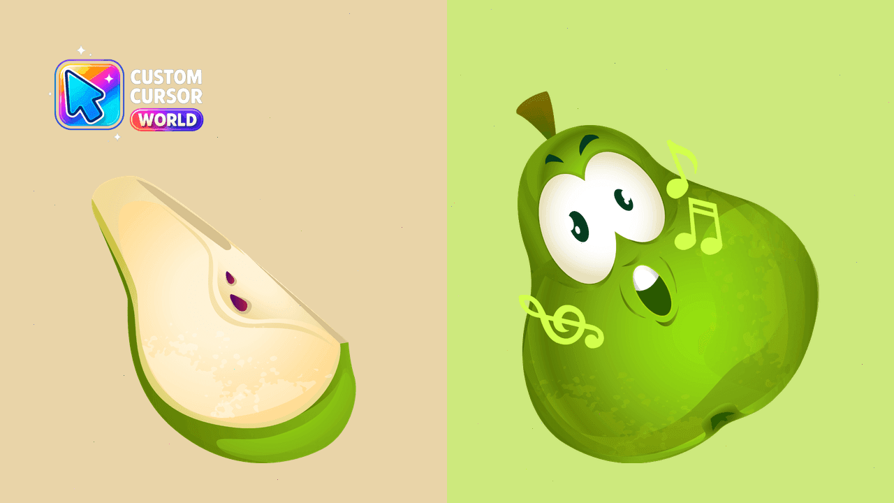 Прев'ю курсор-паку: Pear Cursor Pack - Sweet Customization for Your Mouse