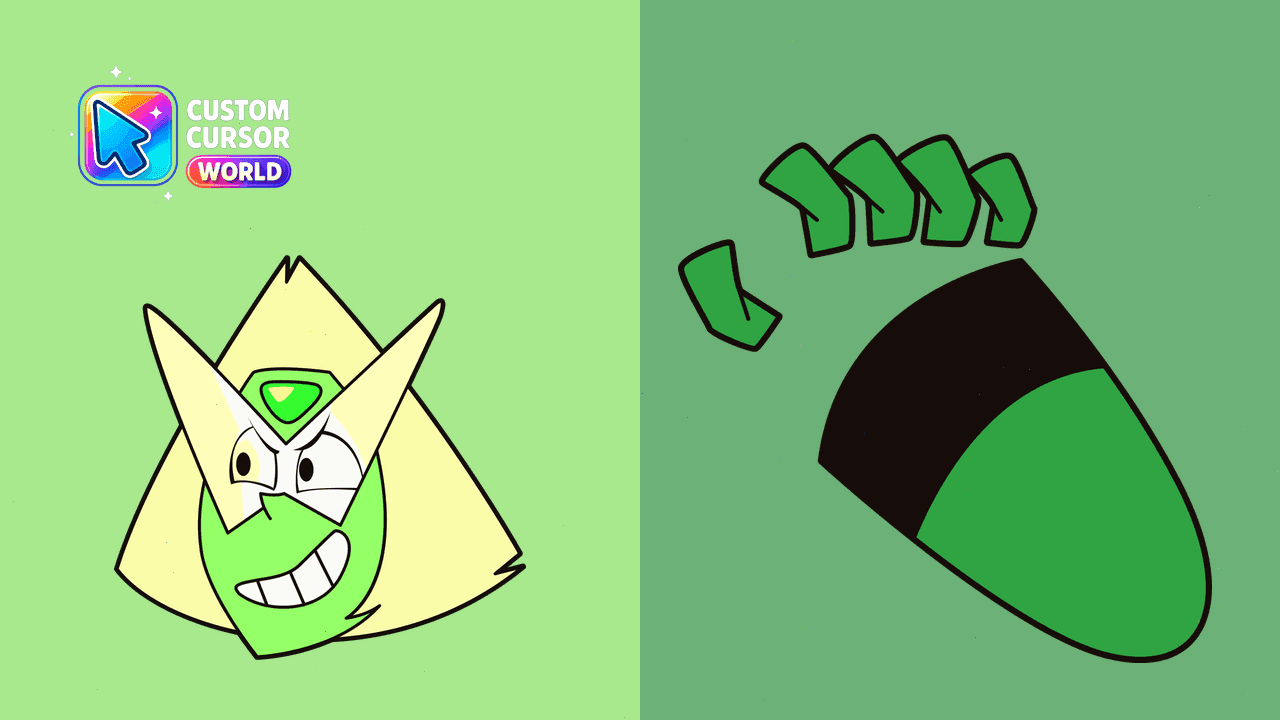 Прев'ю курсор-паку: Peridot Custom Cursor Pack