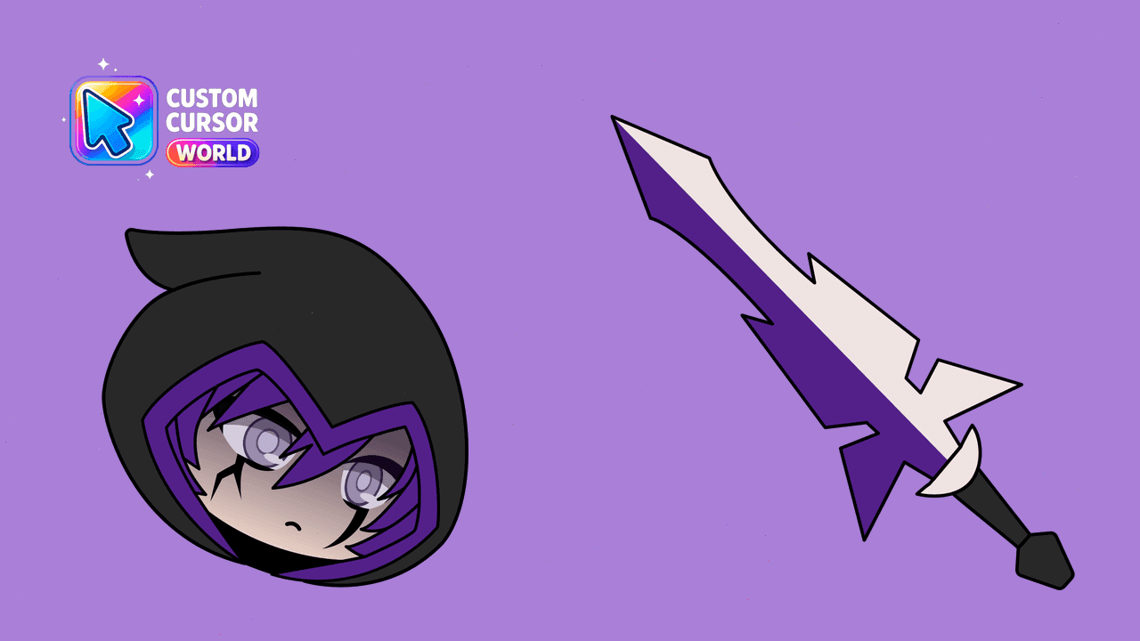 Прев'ю курсор-паку: Phantom Gacha Life Custom Cursor Pack for Chrome and Edge