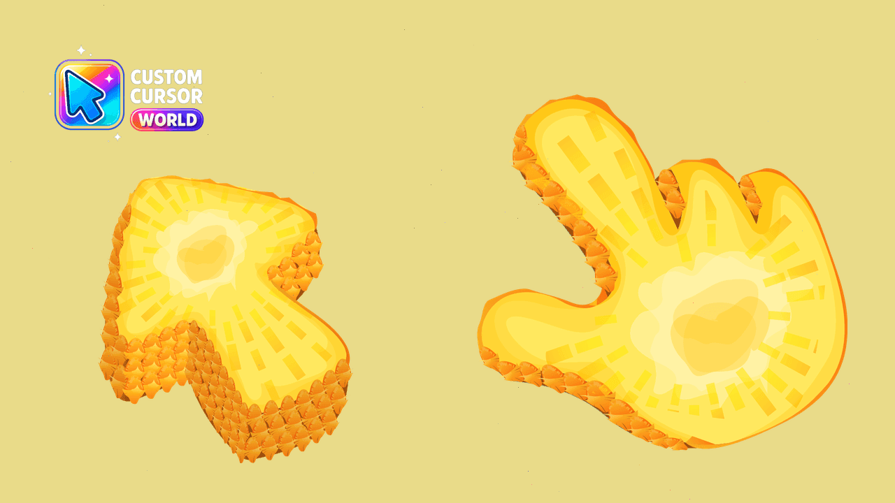 Прев'ю курсор-паку: Pineapple Cursor Pack for Chrome