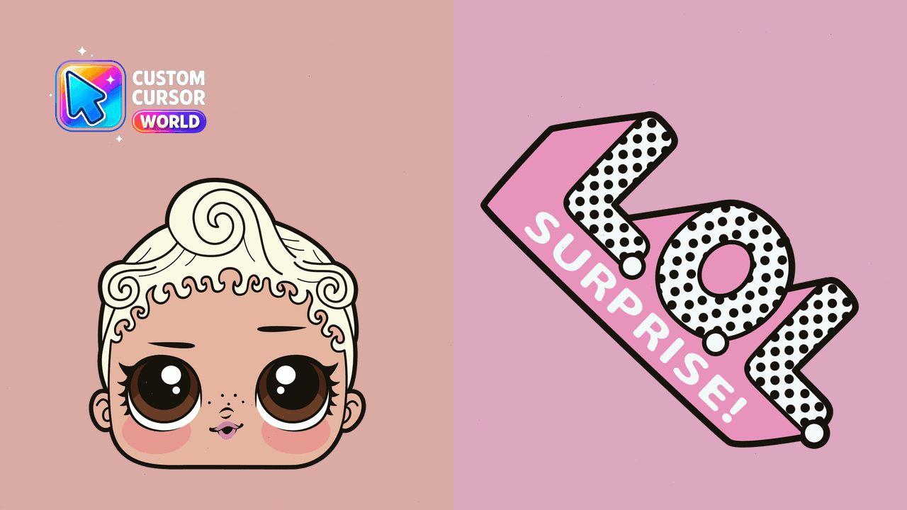 Прев'ю курсор-паку: Pink Baby Custom Cursor for Chrome & Edge