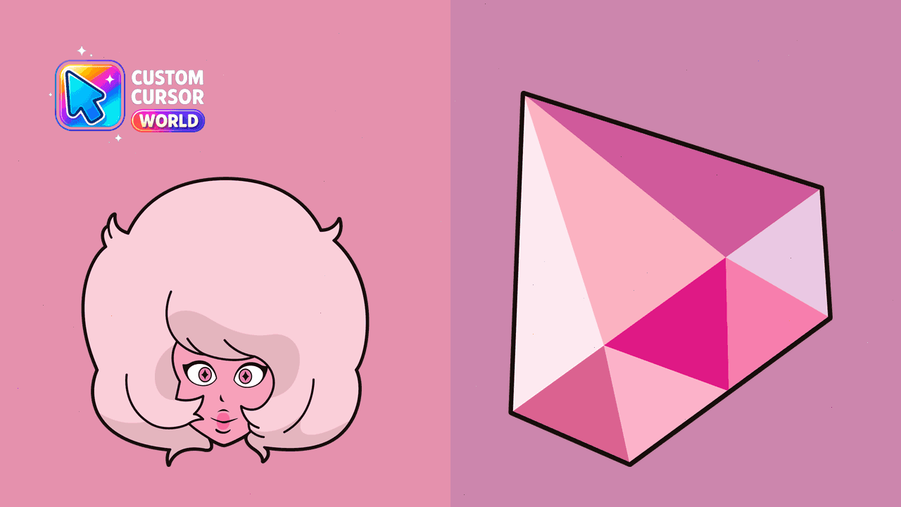 Прев'ю курсор-паку: Pink Diamond Custom Cursor Pack